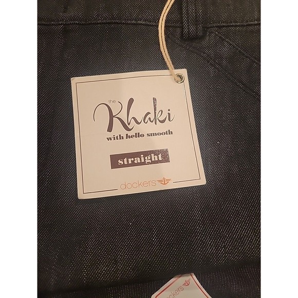 NWT Dockers The Khaki Hello Smooth 16Medium Straight Leg Dark Jeans Pants - Picture 3 of 11